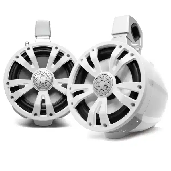 ExtremeTower Speakers ET08 - 2 Passive Extreme 8 inch Tower Speakers 2pcs set WHITE